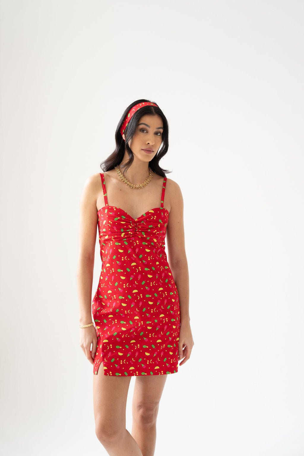 Gelato Print Mini Dress
