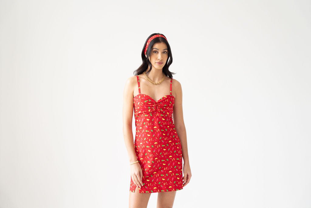 Gelato Print Mini Dress