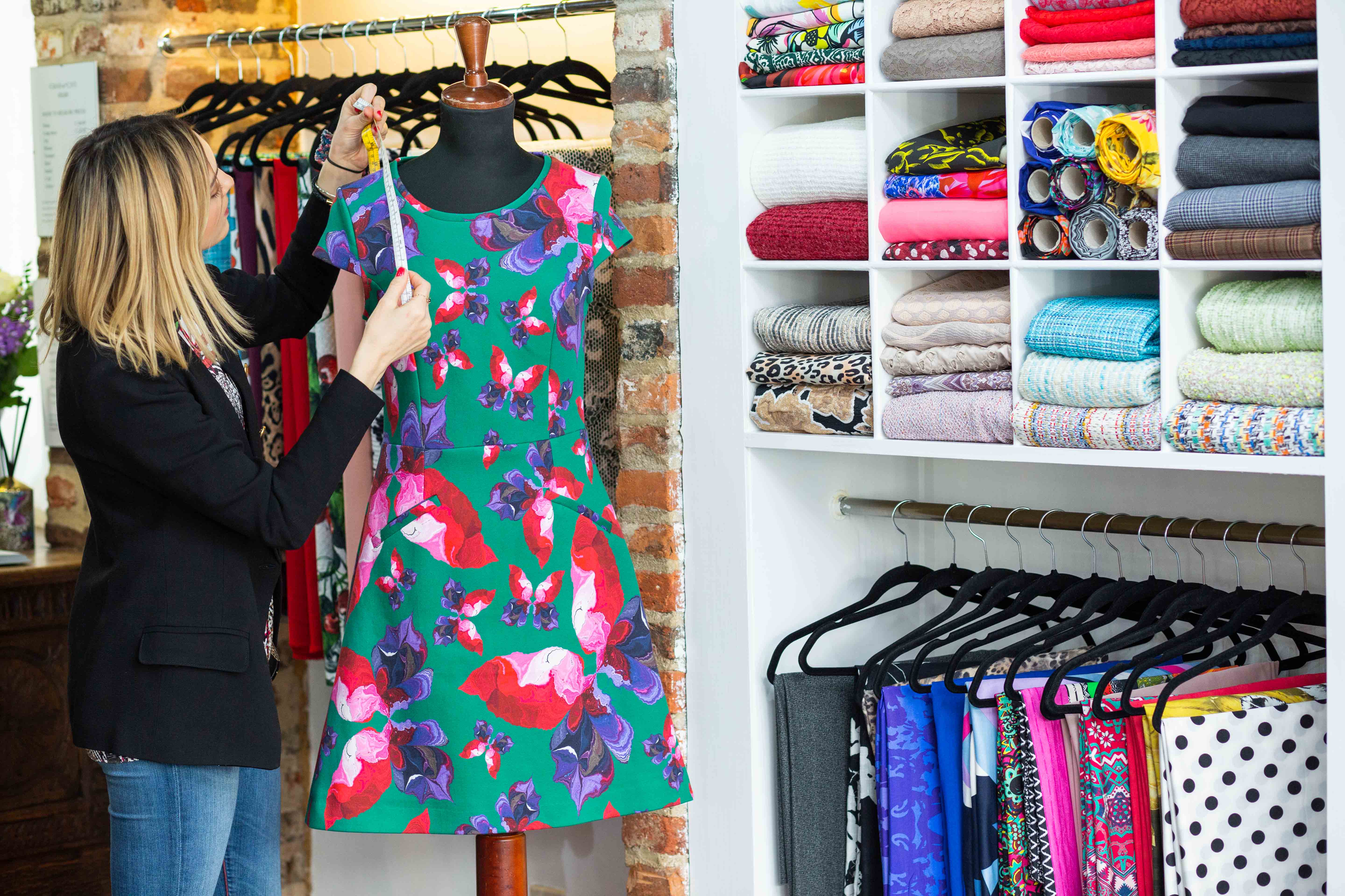 Bespoke fashion fitting – mother of the bride outfit preparation