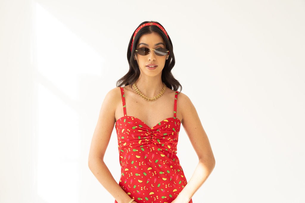 Gelato Print Mini Dress